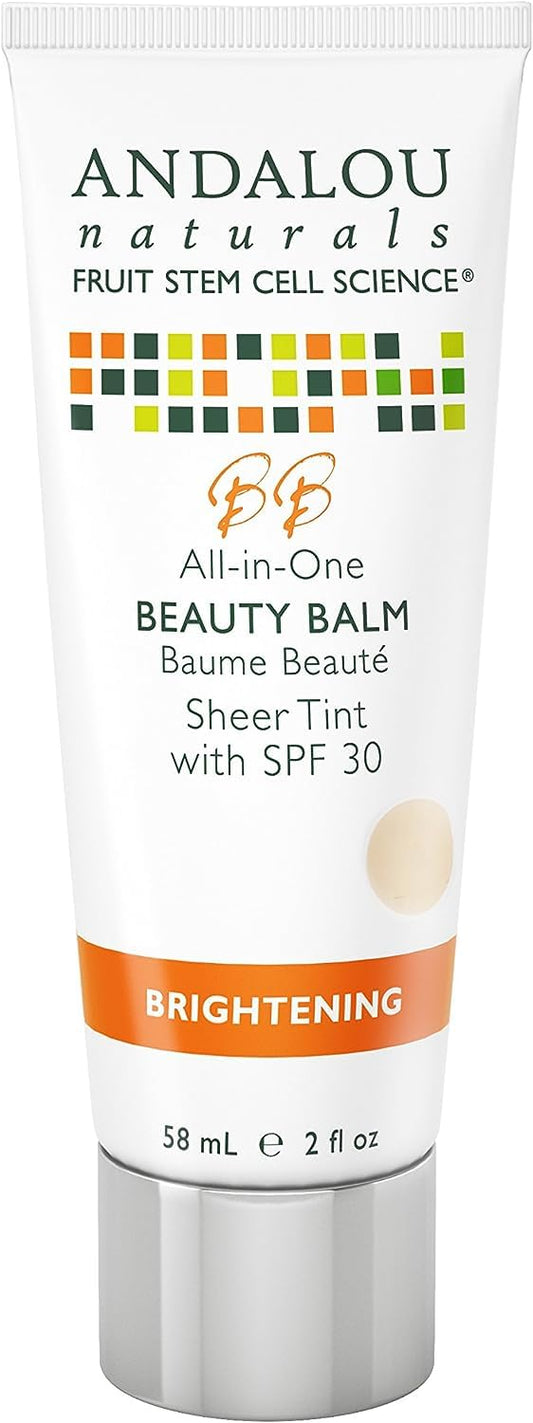 Andalou Naturals Sheer Tint Spf 30 Vitamina C Beauty Balm, 2 Fz