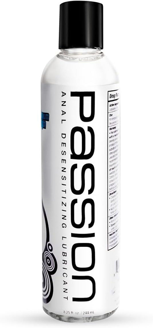 Lubricante de ano para desensibilizar. Máxima potencia. Formato 8.2...