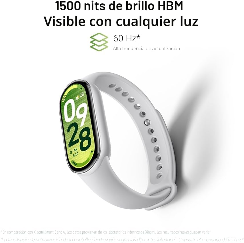 XIAOMI Mi Smart Band 10 (2025) versión global, pantalla AMOLED de 1...