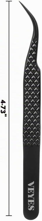 VEYES INC Pinzas de pestañas para extensiones de pestañas, pinzas d...