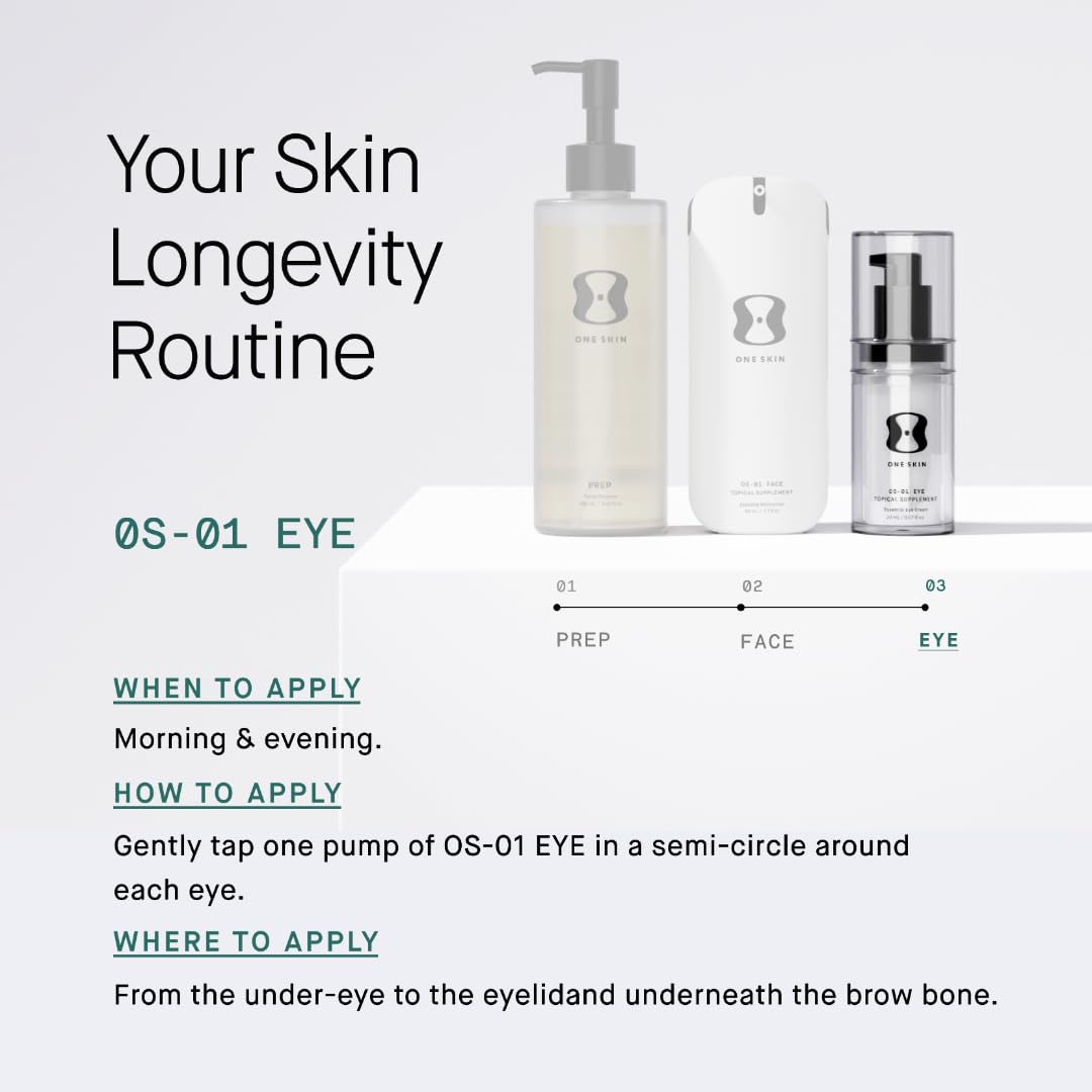 OneSkin EYE OS-01 Péptido Suplemento Tópico | Crema de Ojos de Reve...
