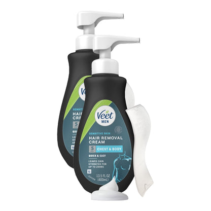 Veet Crema de depilación para piel sensible dermatológicamente prob...