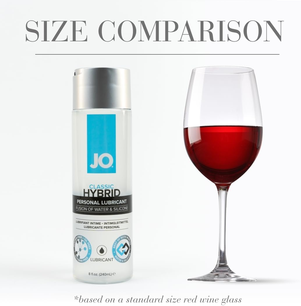 JO Lubricante personal híbrido clásico, lubricante a base de agua y...