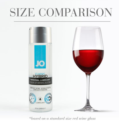 JO Lubricante personal híbrido clásico, lubricante a base de agua y...