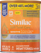 Similac 360 Total Care - Fórmula infantil sensible para irritabilid...
