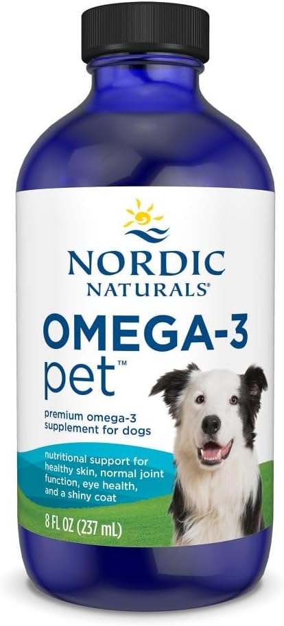 Nordic Naturals Omega-3 para mascotas, sin sabor, 8 onzas, 1380 mg...