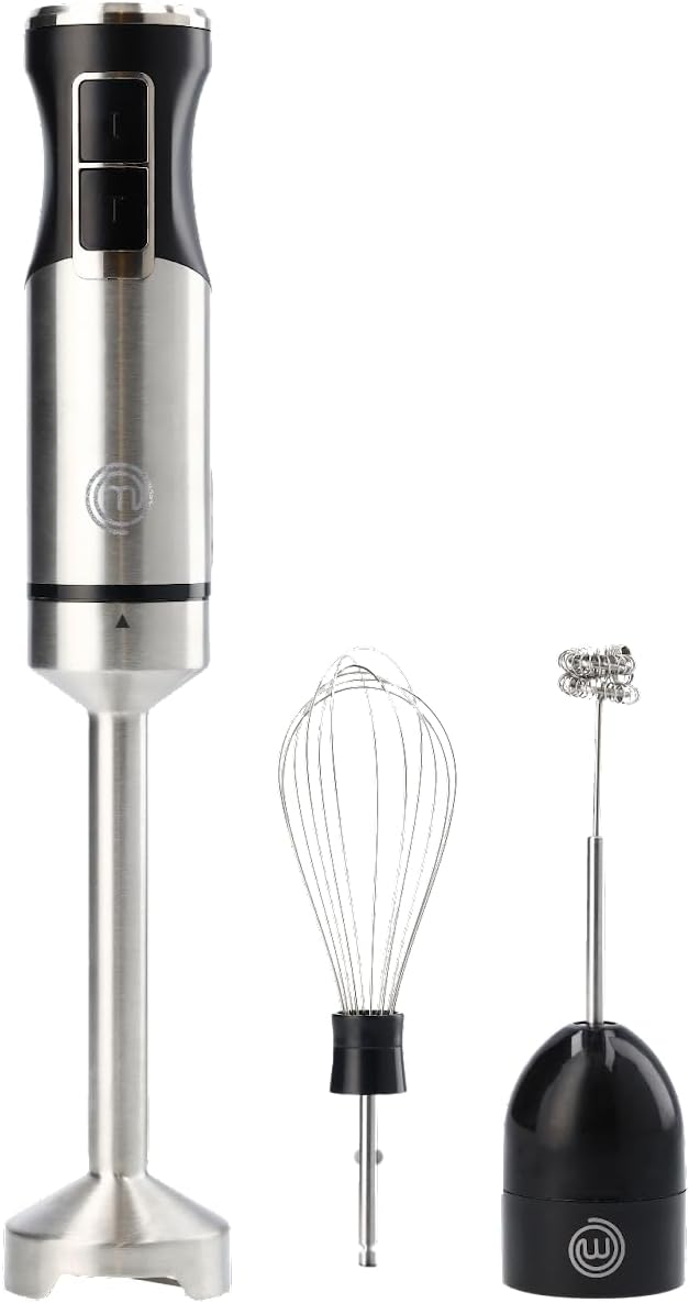 MasterChef Batidora de Inmersión de Mano con Batidor Eléctrico y Ac...