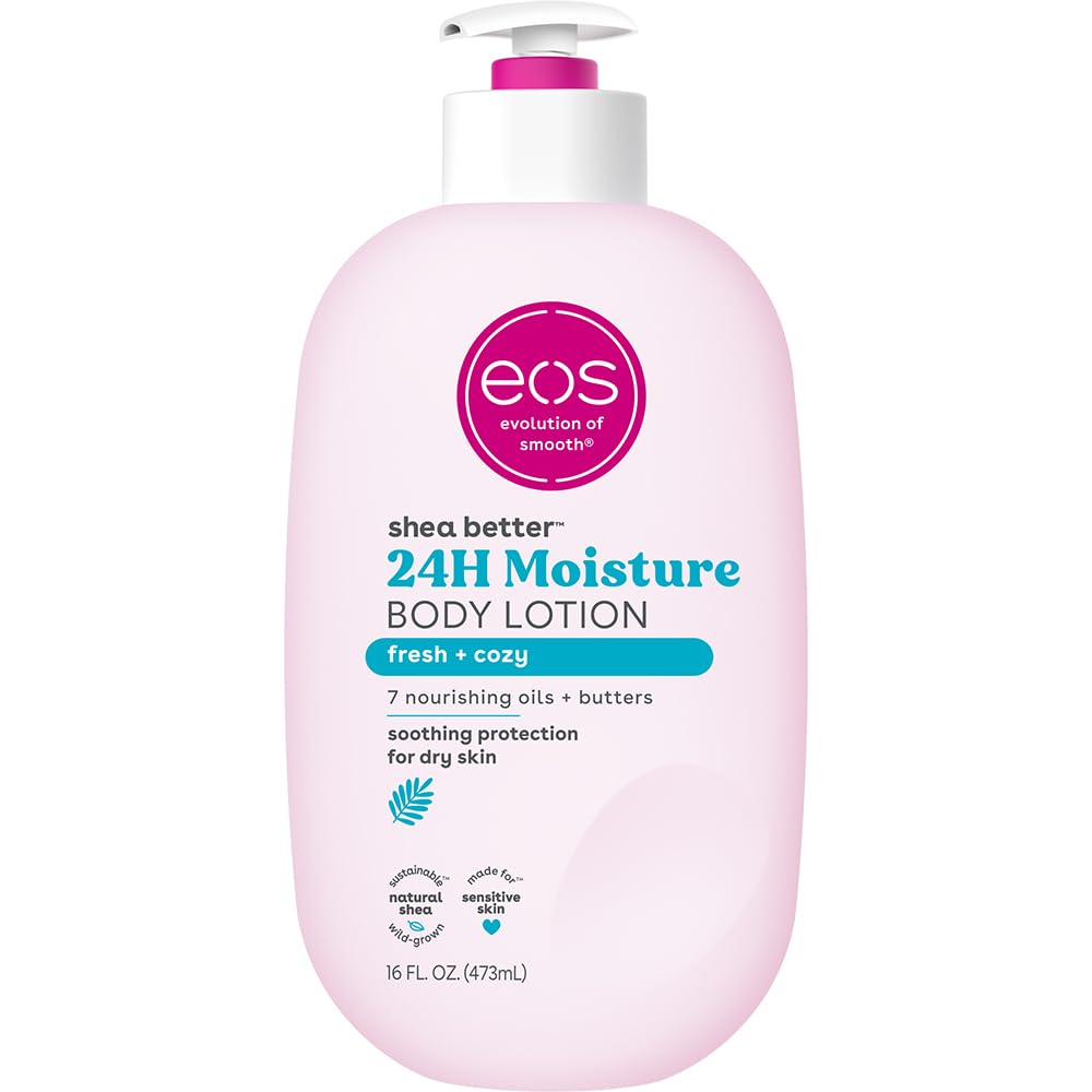 eos Shea Better Loción corporal, fresca y acogedora, cuidado de la...