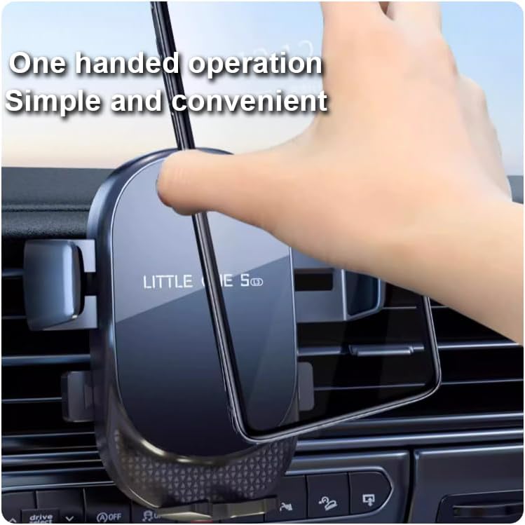Soporte de teléfono de coche para Ford Fusion Auto Accesorios [Solo para Fusión 2013-2020] [Bloqueo automático, manos libres, soporte de teléfono celular para automóvil compatible con iPhone y todos los teléfonos inteligentes]