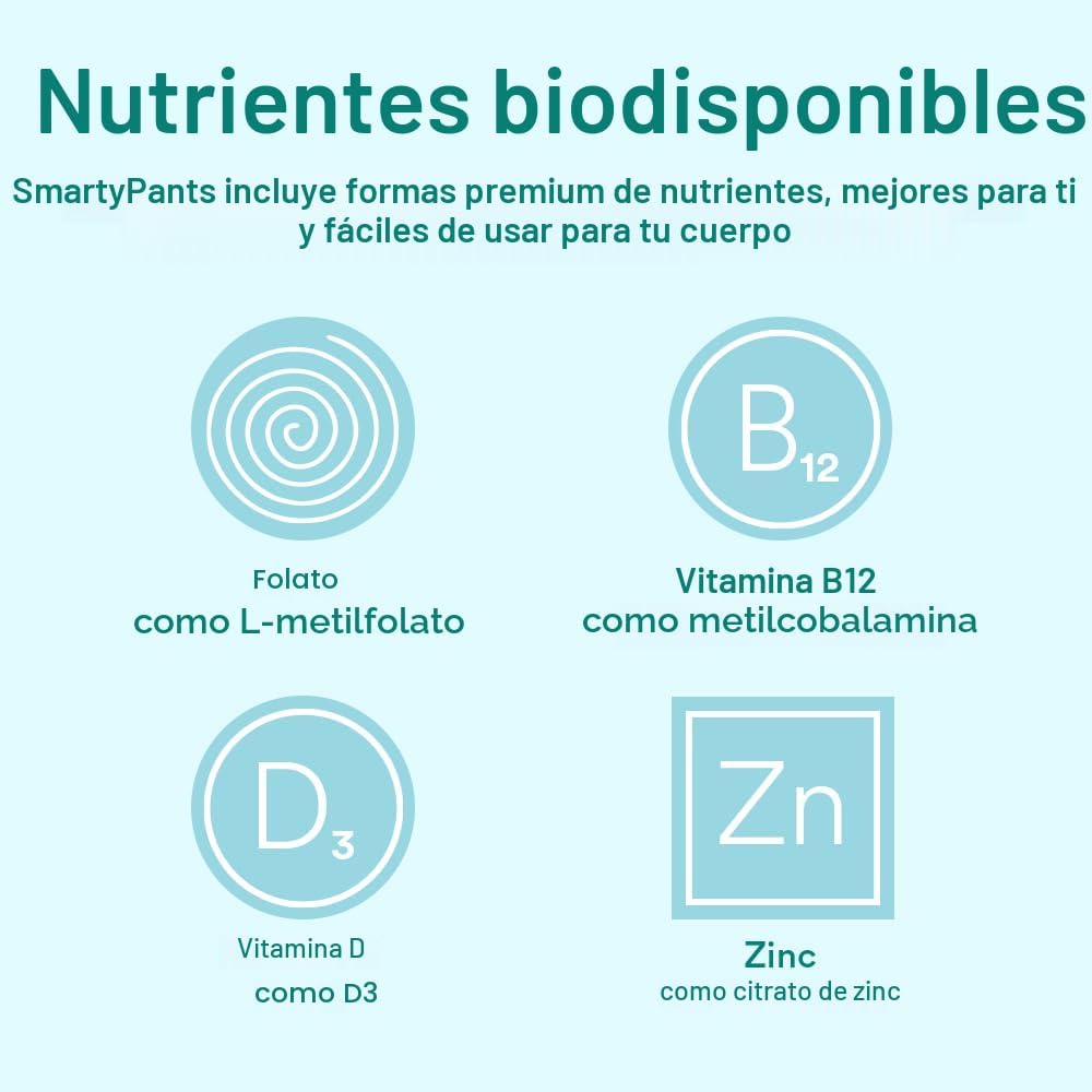 SmartyPants Vitaminas prenatales para mujeres, gomitas multivitamín...