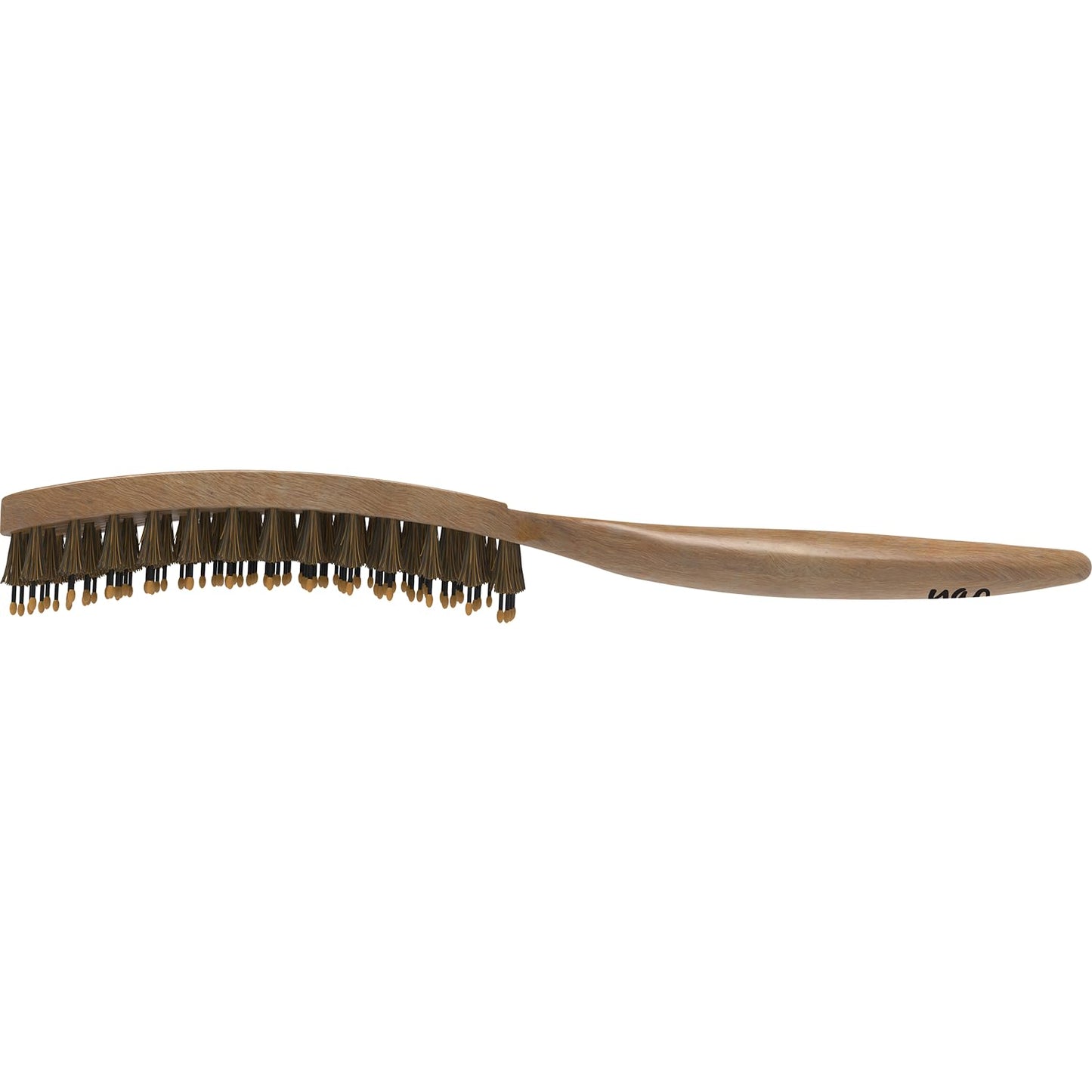 Yao - Cepillo de cerdas de jabalí, desenredante de cabello grueso y rizado ventilado para mujeres y niños, cabello brillante y texturizado