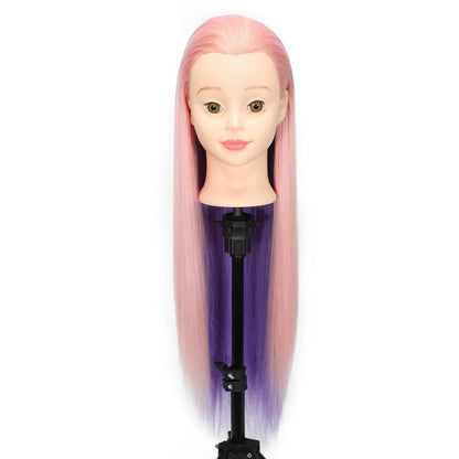 26"-28" Cabeza de maniquí para peinado y entrenamiento de p...