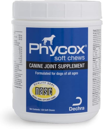 Phycox Suplemento para articulaciones de perro masticables suaves,...