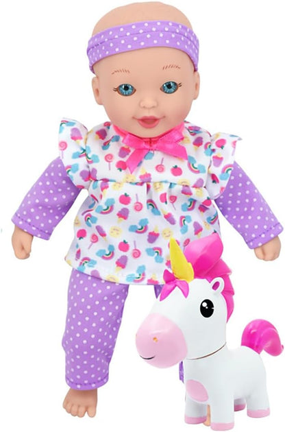 New Adventures LLC Limited Little Sweeties Baby Doll con mascotas