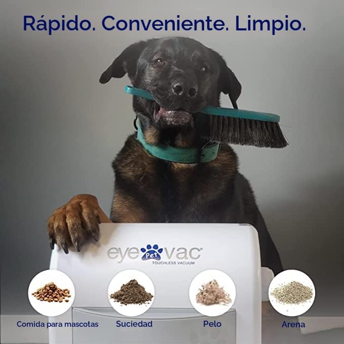 EyeVac Pet Aspiradora Automática Sin Contacto Recogedor Automático...