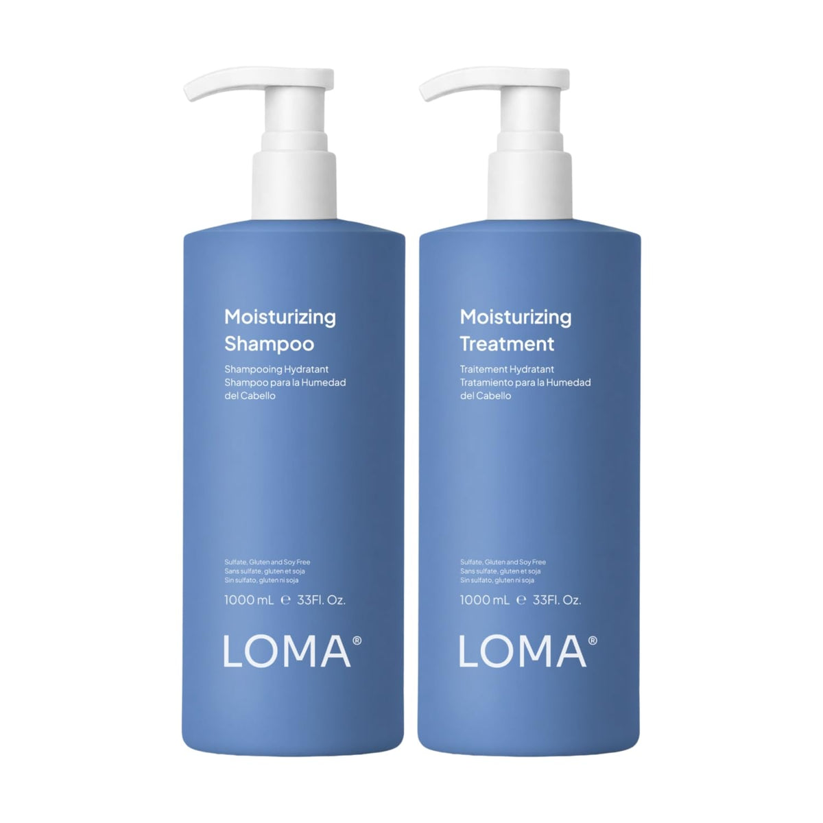 Loma Hair Care Dúo de champú y tratamiento hidratante
