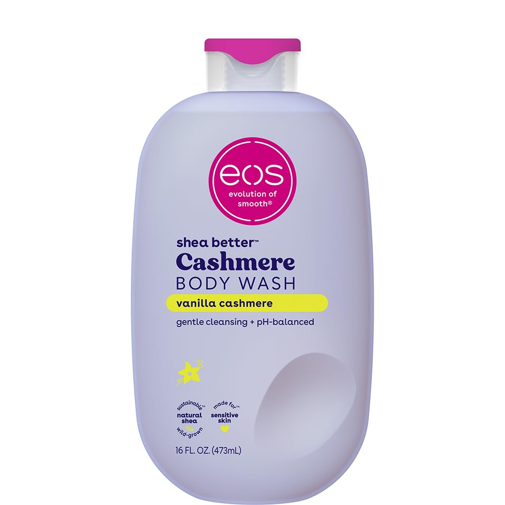 eos Shea Better Gel de Ducha de Cachemira, Vainilla Cachemira, Hidr...