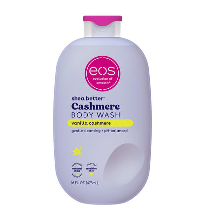 eos Shea Better Gel de Ducha de Cachemira, Vainilla Cachemira, Hidr...
