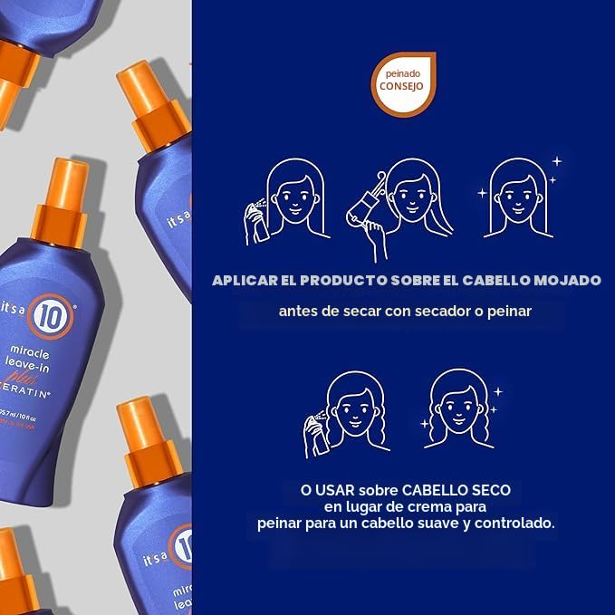 Es un Milagro 10 Sin Aclarado Plus Queratina de It's a 10 Hairc...