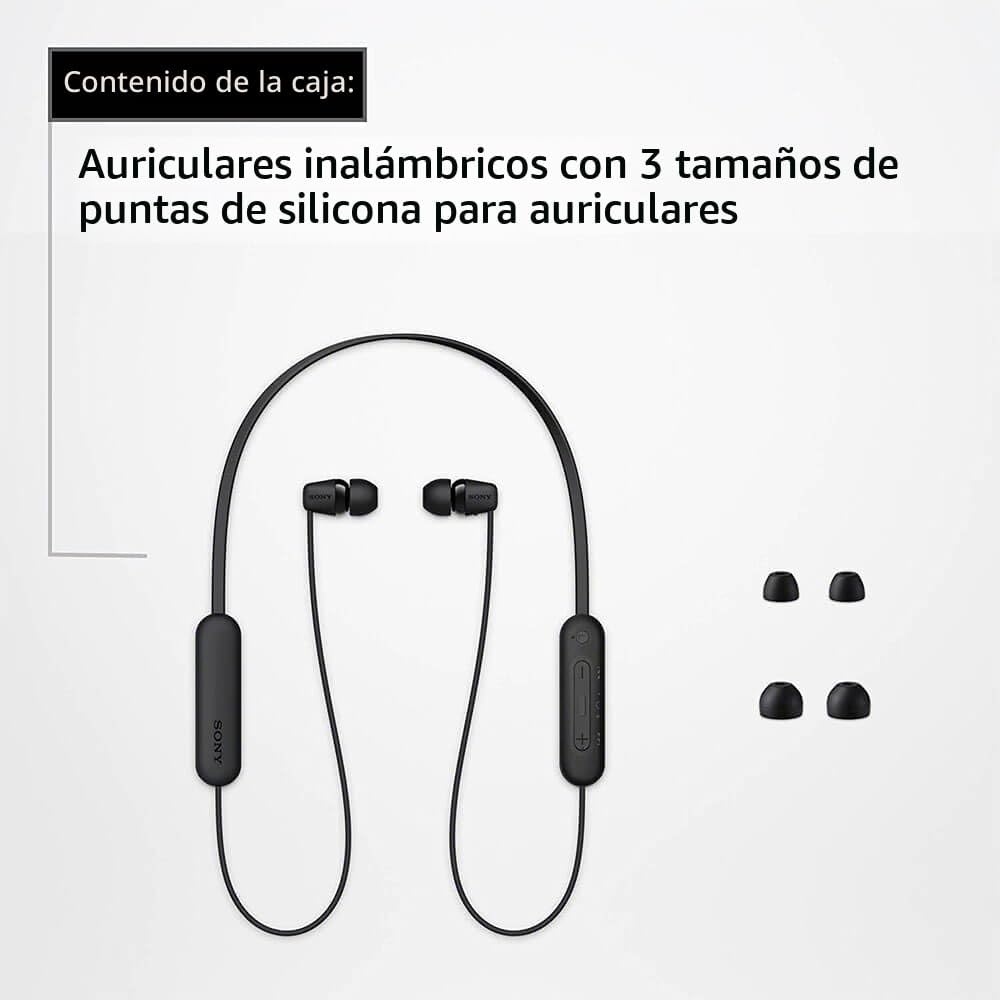Sony WI-C100 Auriculares inalámbricos intrauditivos Bluetooth con m...