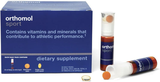 Orthomol Deporte, suministro para 30 días, suplemento nutricional d...