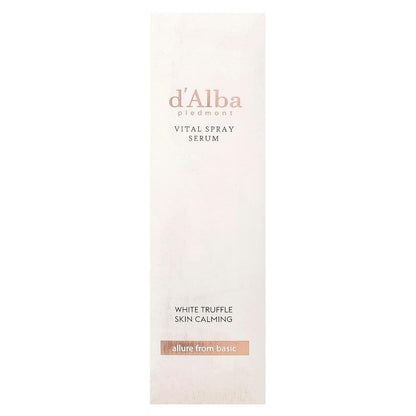 d'Alba White Truffle Vital Spray Serum, 3.38 fl oz (3.4 fl oz)