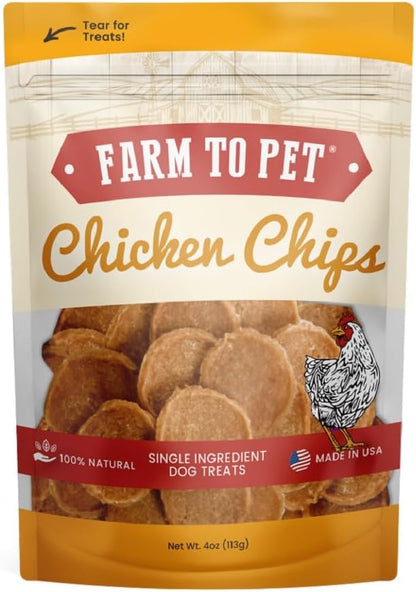 Farm To Pet - Golosinas de entrenamiento para perros - Chips de pol...