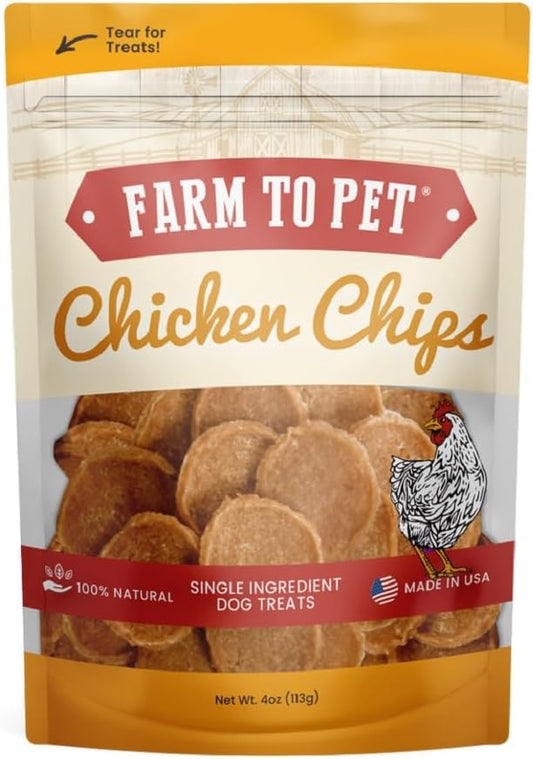 Farm To Pet - Golosinas de entrenamiento para perros - Chips de pol...