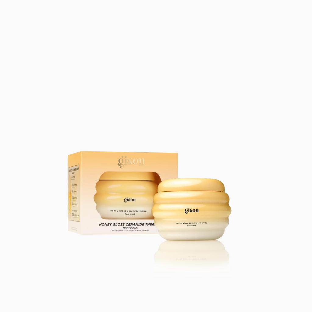 Gisou Honey Gloss Ceramide Therapy - Mascarilla capilar (2.5 onzas...