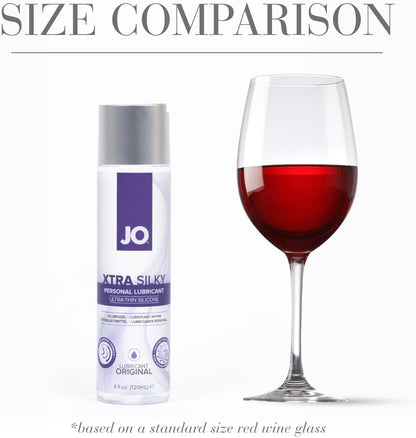 JO Xtra Lubricante sedoso de silicona ultrafino \u2013 Lubricante p...