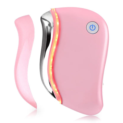 Aikertec Heat Electric Gua Sha Tool 4 en 1 masajeador facial multif...