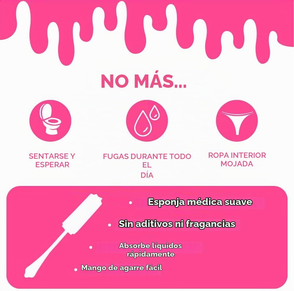 Paquete de 30 unidades de esponjas post-coito Happy Hygienics para...