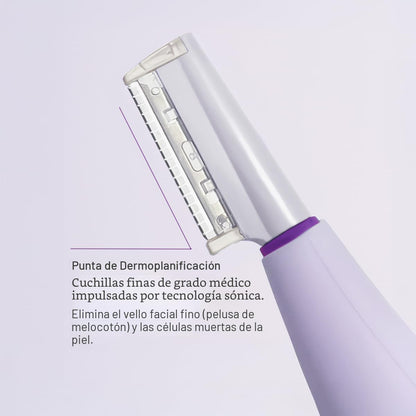 Michael Todd Beauty Sonicsmooth Dermaplane - Maquinilla de afeitar...