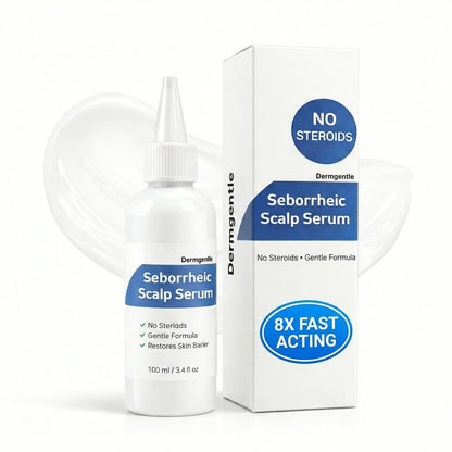 Suero para el Cuero Cabelludo Seborreico 8X DE ACTUACIÓN RÁPIDA - Ungüento Calmante para Enrojecimiento y Dermatitis - Pomada de Acción Rápida para Cuero Cabelludo, Cara, Pecho y Cuerpo para Hombres y
