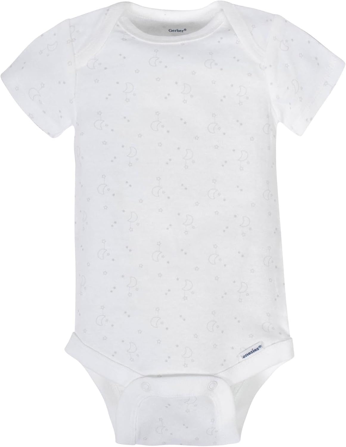 Gerber Mamelucos Bodies unisex de manga corta para bebé, paquete de 8