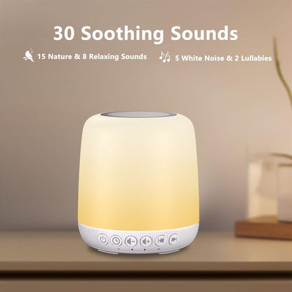 Máquina de sonido de ruido blanco para dormir, máquina de sonido po...