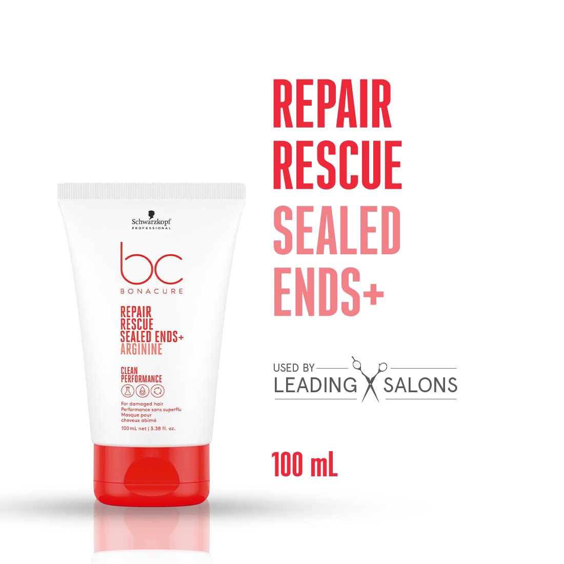BC BONACURE Peptide Repair Rescue - Extremos sellados, 3.38 onzas (3.4 fl oz)