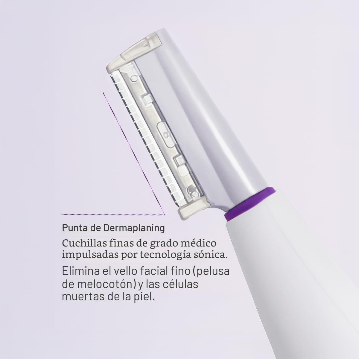Michael Todd Beauty Sonicsmooth Dermaplane - Maquinilla de afeitar...