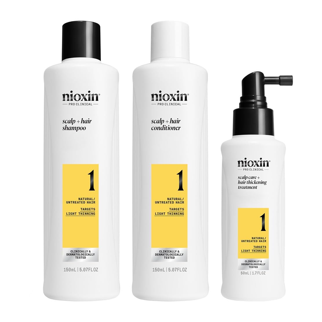 NIOXIN Kits de sistema de engrosamiento del cuero cabelludo + cabel...