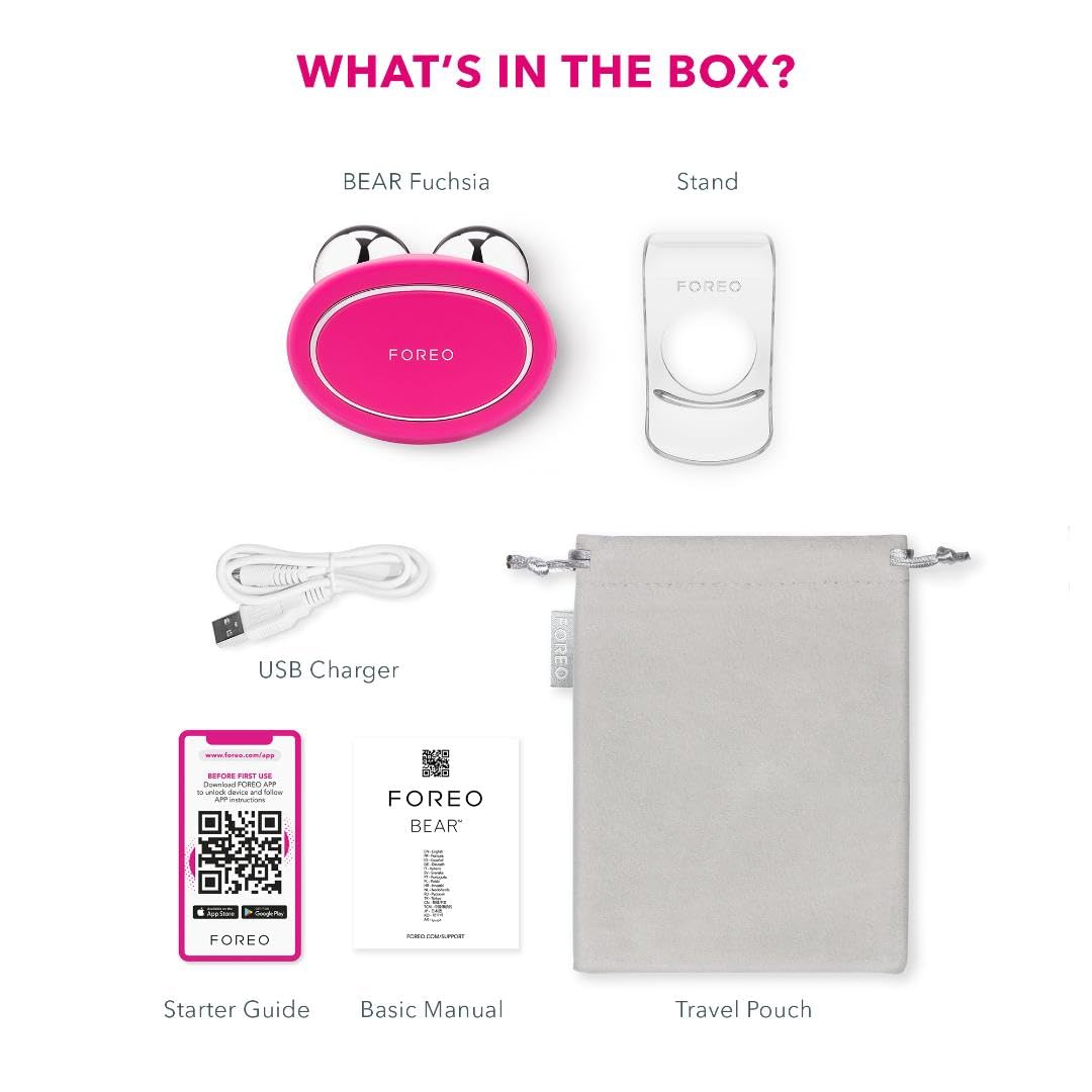 FOREO Bear Dispositivo Facial de Microcorriente - Herramienta de Es...