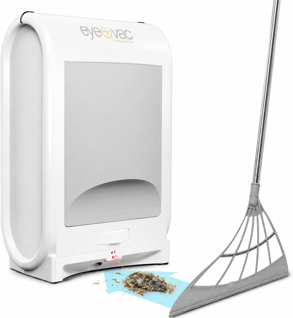 EyeVac Pro &amp; Squeegee - Paquete de escoba automática al vacío s...