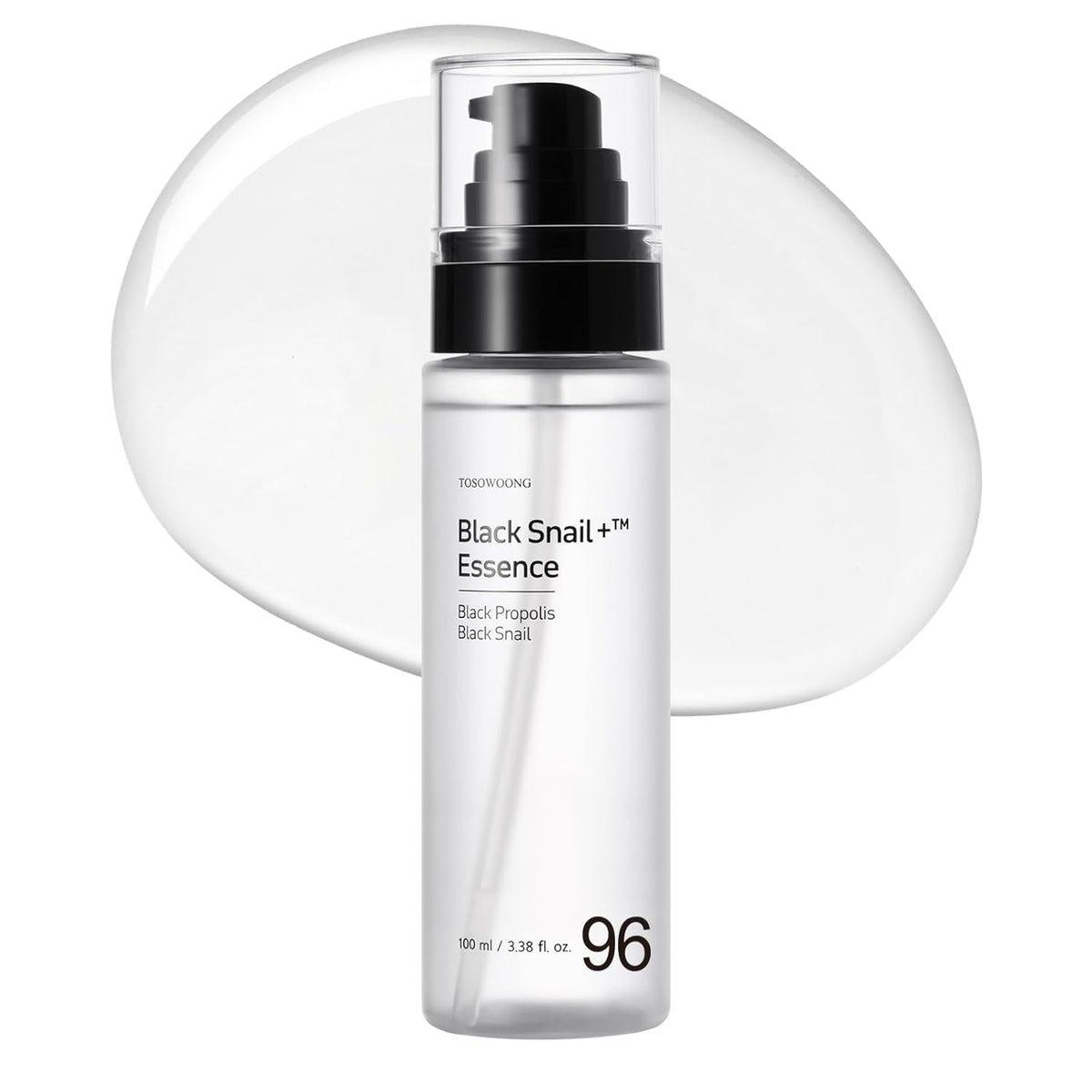 TOSOWOONG Black Snail Plus Essence con filtro de secreción de caracol negro de 960,890 ppm, suero hidratante, reparador, antienvejecimiento, piel opaca, líneas finas, piel sensible, cuidado de la piel