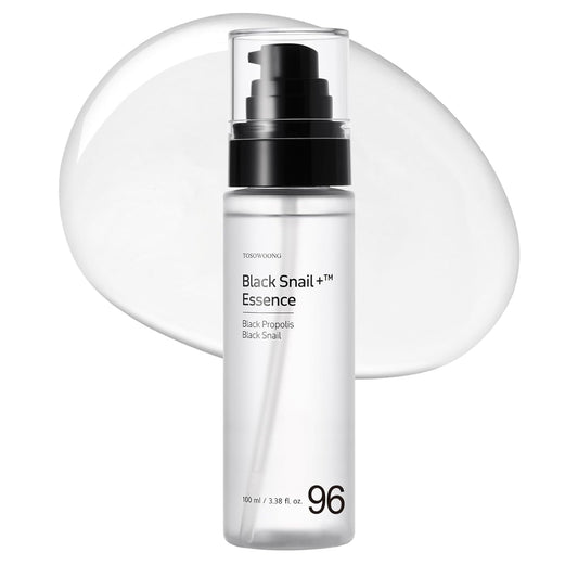 TOSOWOONG Black Snail Plus Essence con filtro de secreción de caracol negro de 960,890 ppm, suero hidratante, reparador, antienvejecimiento, piel opaca, líneas finas, piel sensible, cuidado de la piel