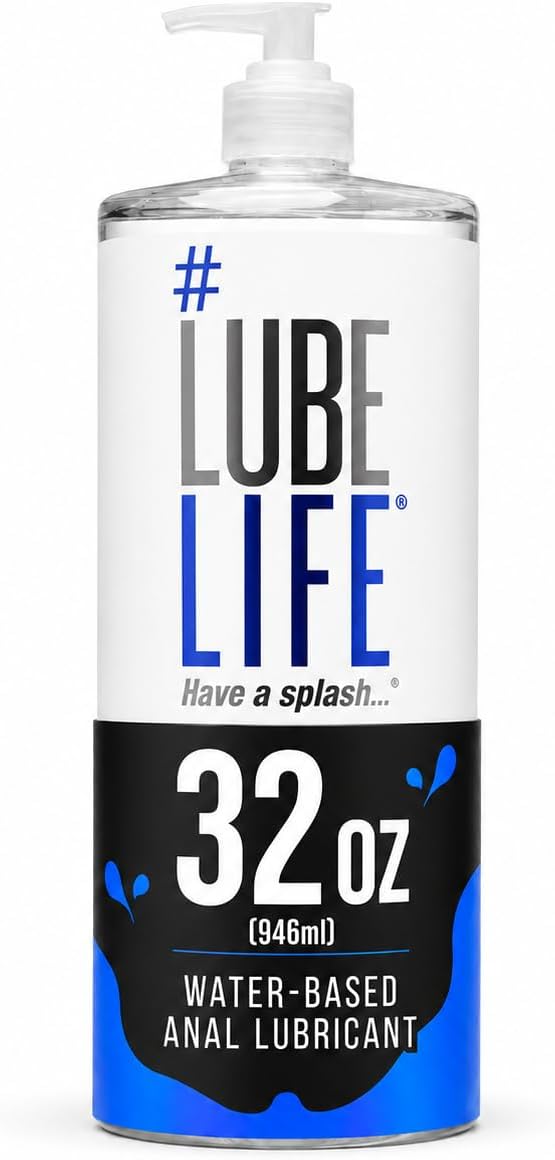 LubeLife Lubricante anal a base de agua para hombres, mujeres y par...