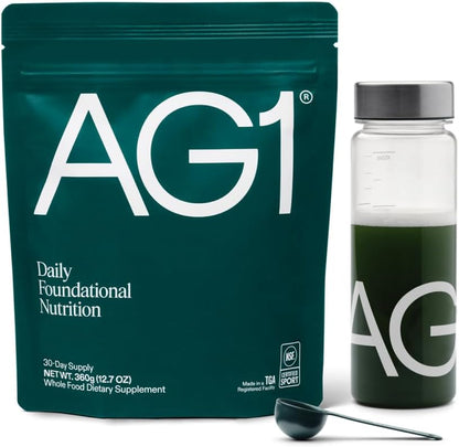 AG1 Suplemento en polvo de verduras | Mejora la salud intestinal |...