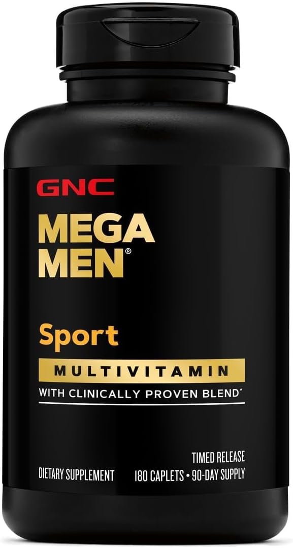 GNC Mega Men Sport Multivitamínico | Rendimiento, función muscular...