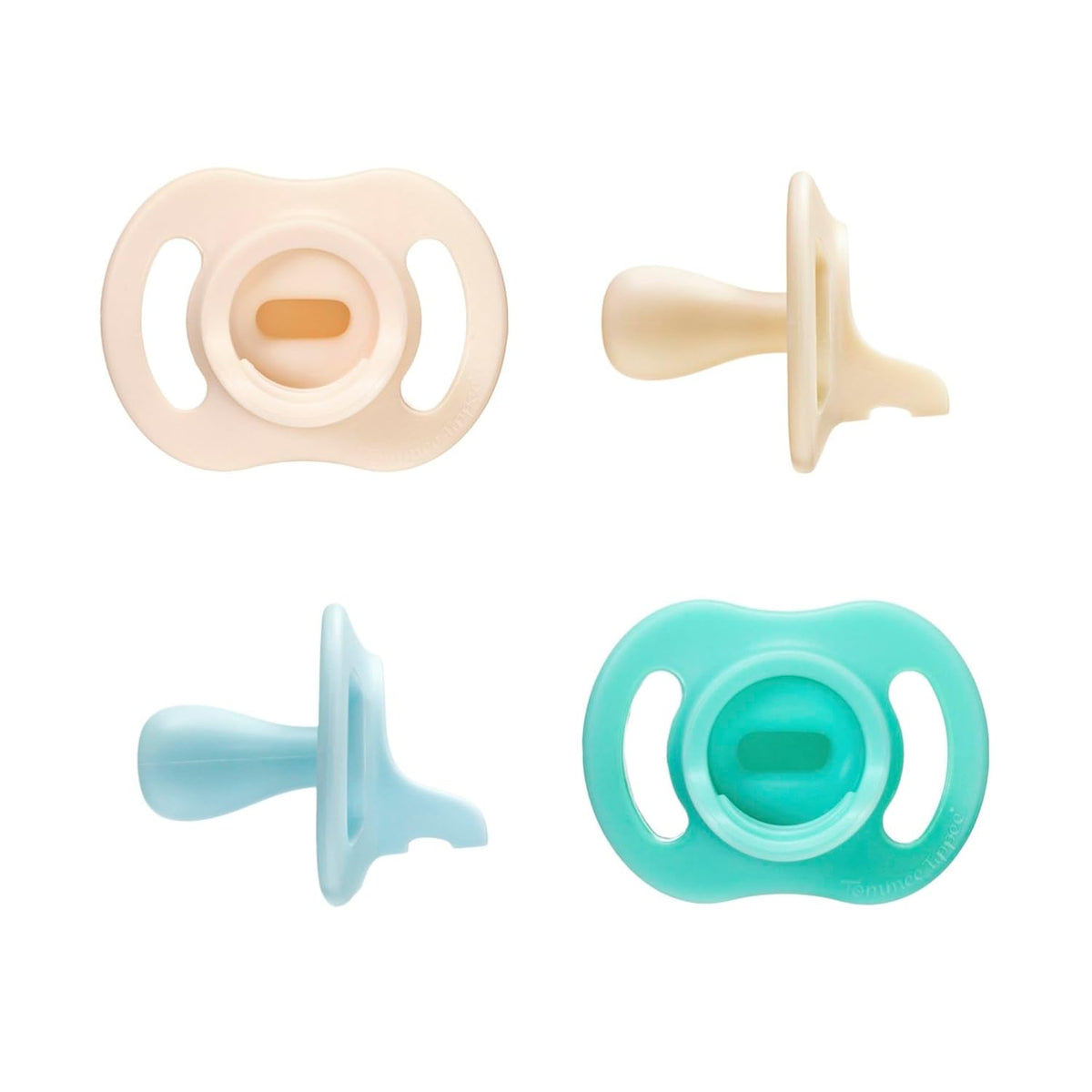 Tommee Tippee Chupete ultraligero StayPut, 0-6 meses, paquete de 4...