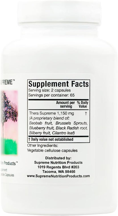 Supreme Nutrition Thera Supreme, 130 cápsulas vegetarianas combinad...