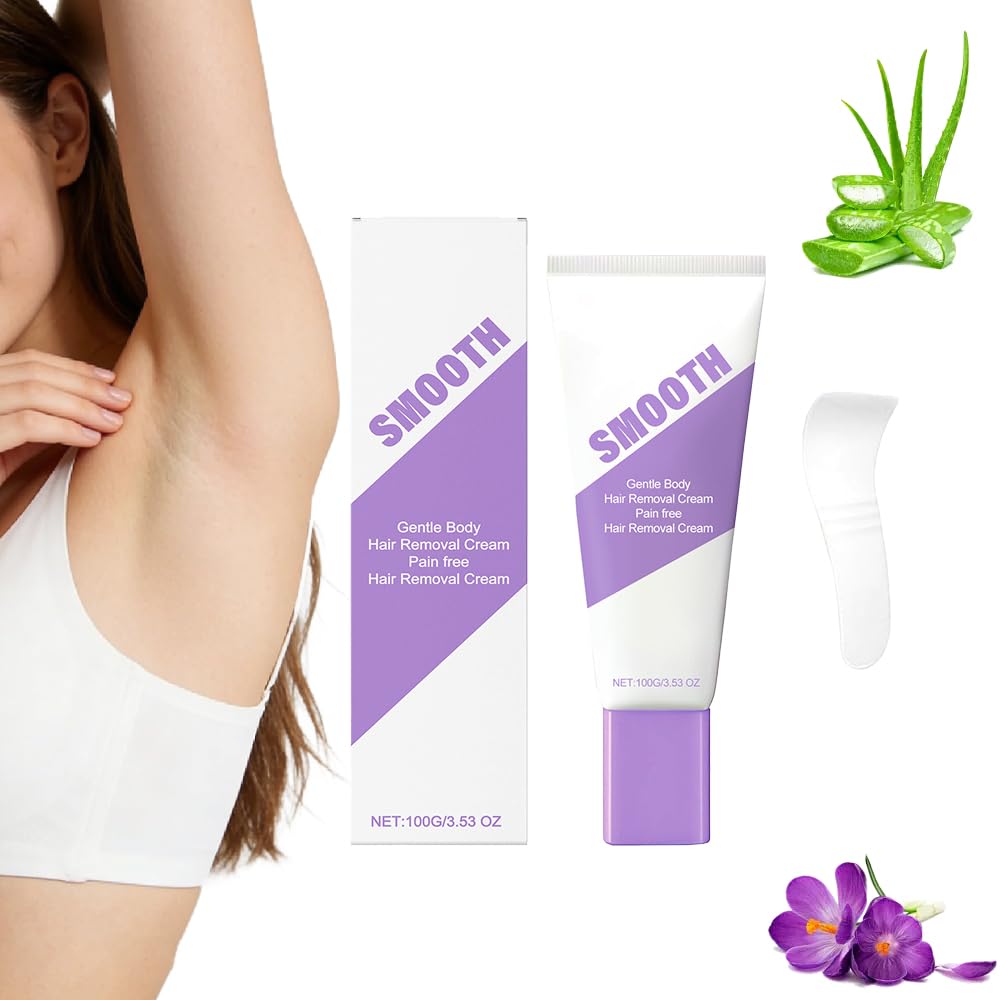 Crema depilatoria, spray de depilación suave, kit de depilación cor...