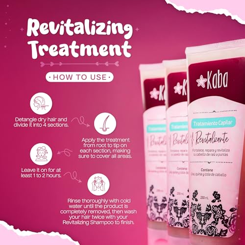Kit de crecimiento intensivo y reparación del cabello Kaba (5 produ...